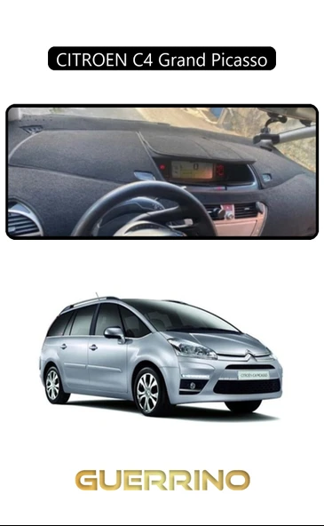 Guerrino  CITROEN C4 grand picassoTORPİDO KORUMA HALISI SİYAH KENAR ürün görseli