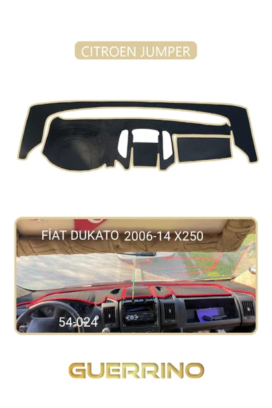 Guerrino  CITROEN JUMPERTORPİDO KORUMA HALISI BEJ KENAR ürün görseli