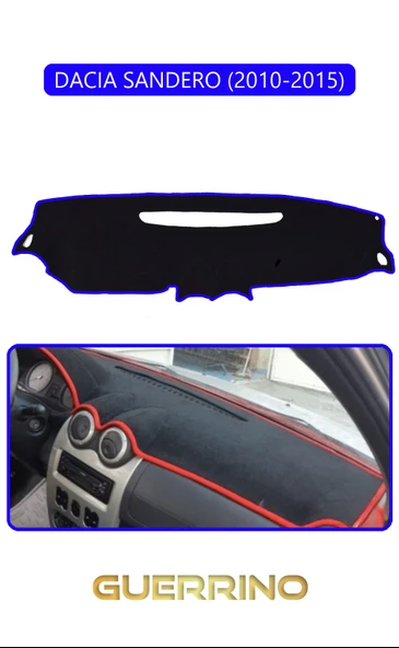 Guerrino  DACIA SANDERO 2010-2015TORPİDO KORUMA HALISI MAVİ KENAR ürün görseli
