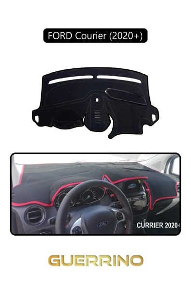 Guerrino  FORD Courier 2020 +TORPİDO KORUMA HALISI SİYAH KENAR ürün görseli