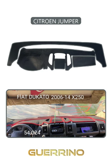 Guerrino  CITROEN JUMPERTORPİDO KORUMA HALISI GRİ KENAR ürün görseli