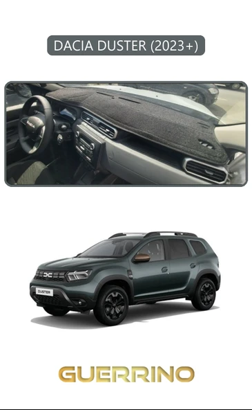 Guerrino  DACIA DUSTER 2023+TORPİDO KORUMA HALISI GRİ KENAR ürün görseli