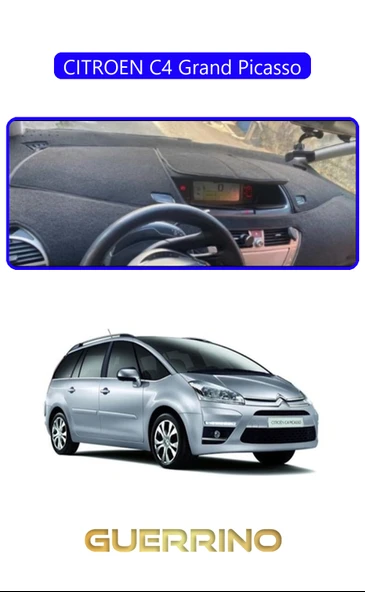 Guerrino  CITROEN C4 grand picassoTORPİDO KORUMA HALISI MAVİ KENAR ürün görseli