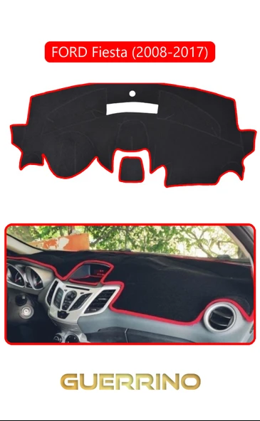 Guerrino  FORD Fiesta (2008-2017)TORPİDO KORUMA HALISI KIRMIZI KENAR ürün görseli