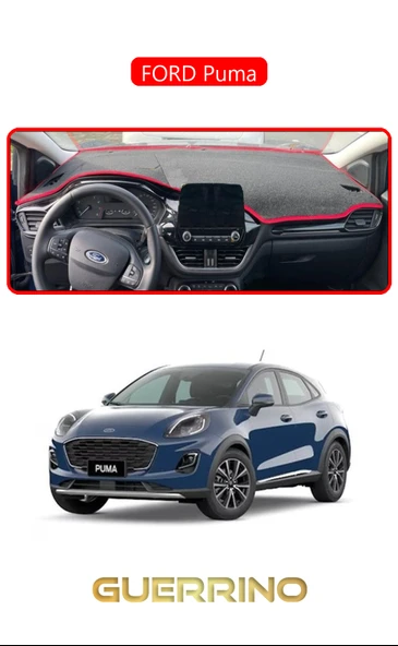 Guerrino  FORD PumaTORPİDO KORUMA HALISI KIRMIZI KENAR ürün görseli