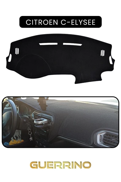 Guerrino  CITROEN C-ELYSEE - PEUGEOT 301 UZUNTORPİDO KORUMA HALISI SİYAH KENAR ürün görseli