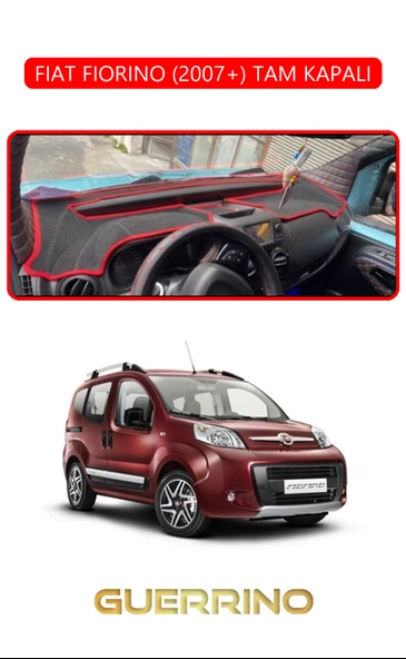 Guerrino  FIAT FIORINO 2007+ TAM KAPALITORPİDO KORUMA HALISI KIRMIZI KENAR ürün görseli