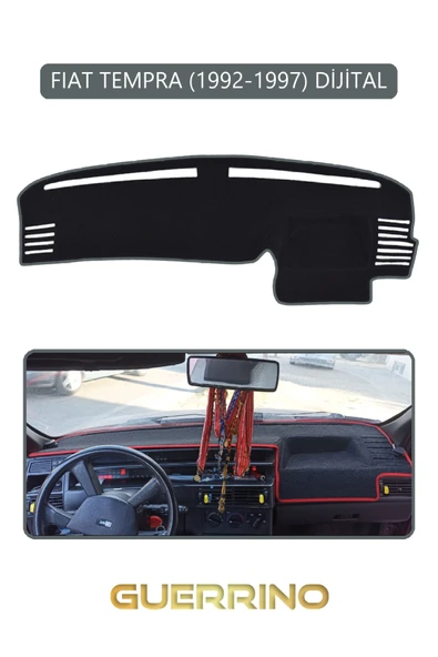 Guerrino  FIAT TEMPRA 1992-1997 Modellerine Uygun DijitalTORPİDO KORUMA HALISI GRİ KENAR ürün görseli