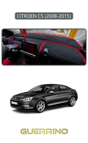 Guerrino  CITROEN C5 2008-2015TORPİDO KORUMA HALISI GRİ KENAR ürün görseli