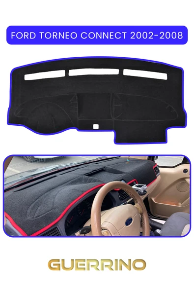 Guerrino  FORD Torneo Connect (2002-2008)TORPİDO KORUMA HALISI MAVİ KENAR ürün görseli