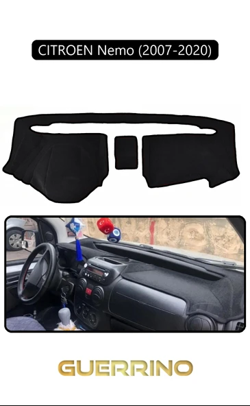 Guerrino  CITROEN Nemo (2007-2020)TORPİDO KORUMA HALISI SİYAH KENAR ürün görseli