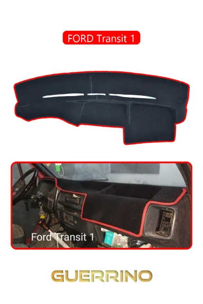 Guerrino  FORD Transit 1TORPİDO KORUMA HALISI KIRMIZI KENAR ürün görseli