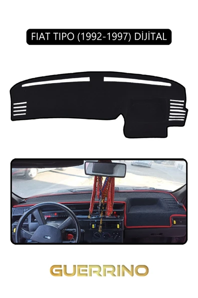Guerrino  FIAT TIPO 1992-1997 Modellerine Uygun DijitalTORPİDO KORUMA HALISI SİYAH KENAR ürün görseli