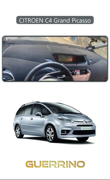 Guerrino  CITROEN C4 grand picassoTORPİDO KORUMA HALISI GRİ KENAR ürün görseli