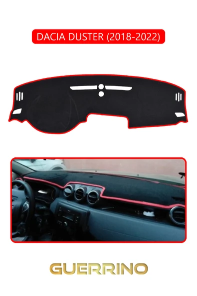Guerrino  DACIA DUSTER 2018-2022TORPİDO KORUMA HALISI KIRMIZI KENAR ürün görseli