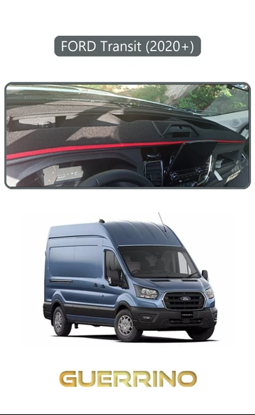 Guerrino  FORD Transit 2020+TORPİDO KORUMA HALISI GRİ KENAR ürün görseli