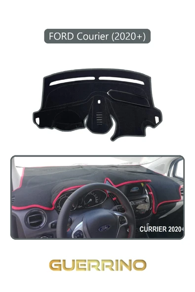 Guerrino  FORD Courier 2020 +TORPİDO KORUMA HALISI GRİ KENAR ürün görseli