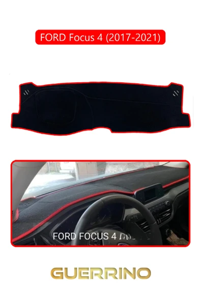 Guerrino  FORD Focus 4 (2017-2021)TORPİDO KORUMA HALISI KIRMIZI KENAR ürün görseli