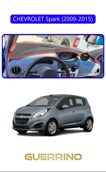 Guerrino  CHEVROLET Spark (2009-2015), Ravon R2,TORPİDO KORUMA HALISI MAVİ KENAR ürün görseli