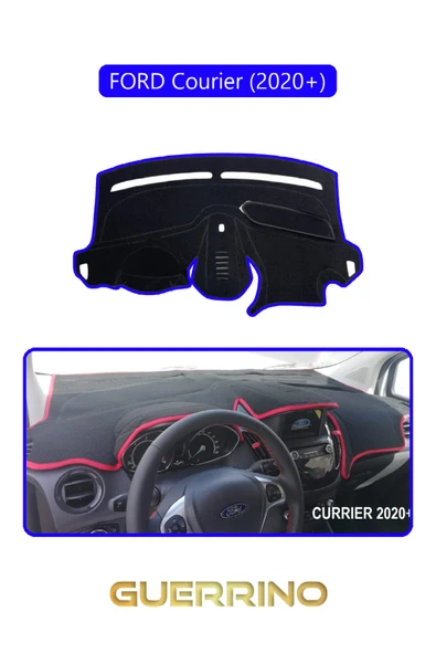 Guerrino  FORD Courier 2020 +TORPİDO KORUMA HALISI MAVİ KENAR ürün görseli