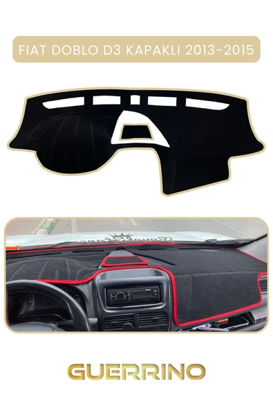 Guerrino  FIAT Doblo D3 KAPAKLI 2013-15 Modellerine UygunTORPİDO KORUMA HALISI BEJ KENAR ürün görseli
