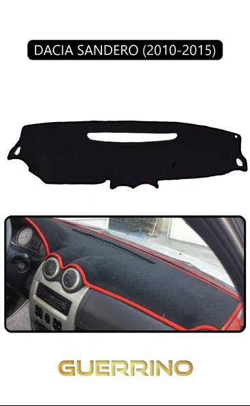Guerrino  DACIA SANDERO 2010-2015TORPİDO KORUMA HALISI SİYAH KENAR ürün görseli