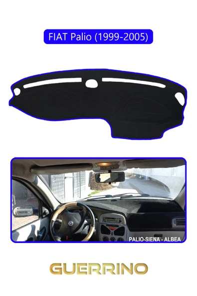 Guerrino  FIAT Palio 1999-2005 Modellerine Uygun eskiTORPİDO KORUMA HALISI MAVİ KENAR ürün görseli