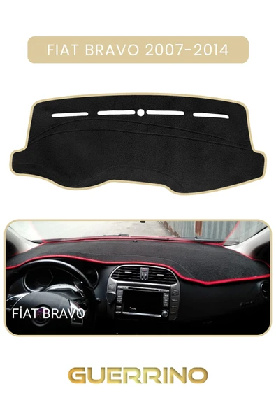 Guerrino  FIAT Bravo 2007-2014 Modellerine UygunTORPİDO KORUMA HALISI BEJ KENAR ürün görseli