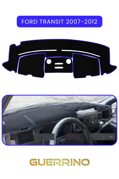 Guerrino  FORD Transit (2007-2012)TORPİDO KORUMA HALISI MAVİ KENAR ürün görseli