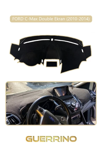 Guerrino  FORD C-Max double ekran (2010-2014)TORPİDO KORUMA HALISI BEJ KENAR ürün görseli