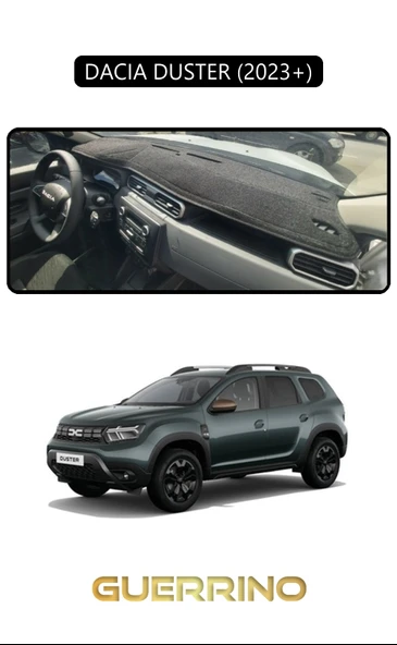 Guerrino  DACIA DUSTER 2023+TORPİDO KORUMA HALISI SİYAH KENAR ürün görseli