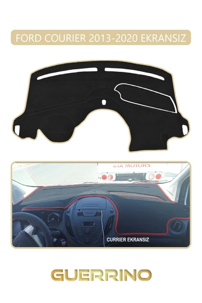 Guerrino  FORD Courier 2013-2020 EkransızTORPİDO KORUMA HALISI BEJ KENAR ürün görseli