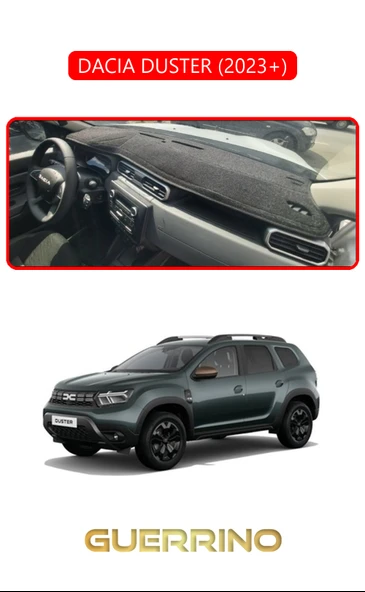 Guerrino  DACIA DUSTER 2023+TORPİDO KORUMA HALISI KIRMIZI KENAR ürün görseli