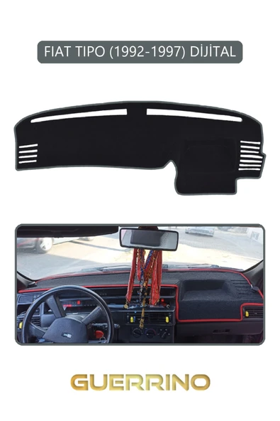 Guerrino  FIAT TIPO 1992-1997 Modellerine Uygun DijitalTORPİDO KORUMA HALISI GRİ KENAR ürün görseli