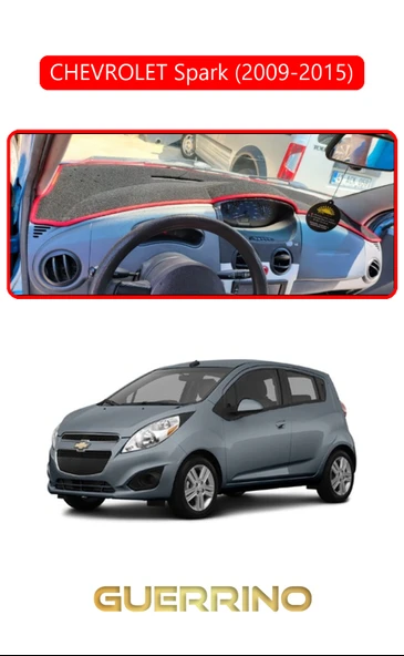 Guerrino  CHEVROLET Spark (2009-2015), Ravon R2,TORPİDO KORUMA HALISI KIRMIZI KENAR ürün görseli