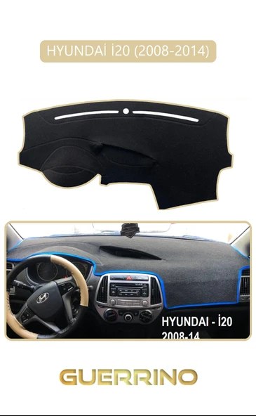Guerrino  HYUNDAİ İ20 2008-2014TORPİDO KORUMA HALISI BEJ KENAR ürün görseli
