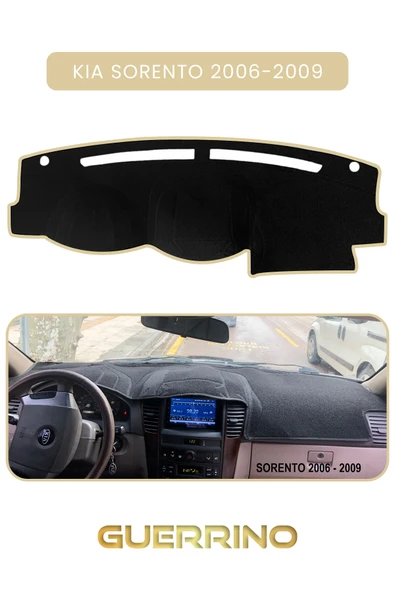 Guerrino  KİA SORENTO 2006-2009TORPİDO KORUMA HALISI BEJ KENAR ürün görseli