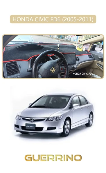 Guerrino  HONDA CIVIC FD6 2005-2011TORPİDO KORUMA HALISI BEJ KENAR ürün görseli