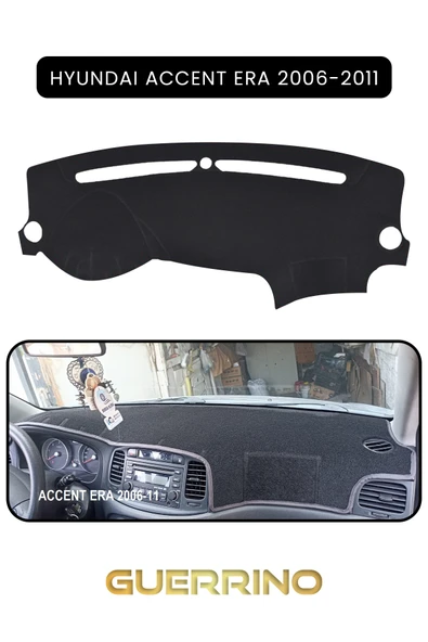 Guerrino  HYUNDAİ ACCENT ERA 2006-2011TORPİDO KORUMA HALISI SİYAH KENAR ürün görseli