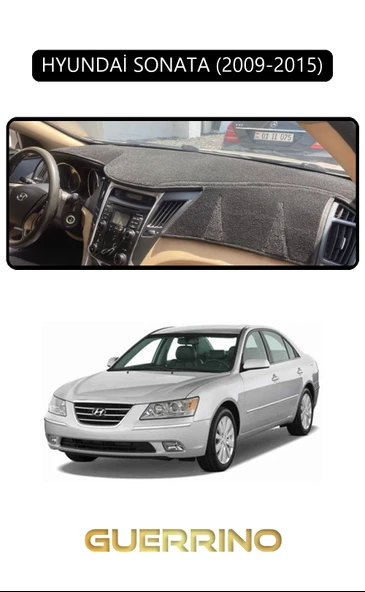 Guerrino  HYUNDAİ SONATA 2009-2015TORPİDO KORUMA HALISI SİYAH KENAR ürün görseli