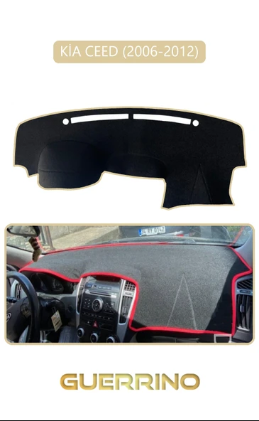 Guerrino  KİA CEED 2006-2012TORPİDO KORUMA HALISI BEJ KENAR ürün görseli