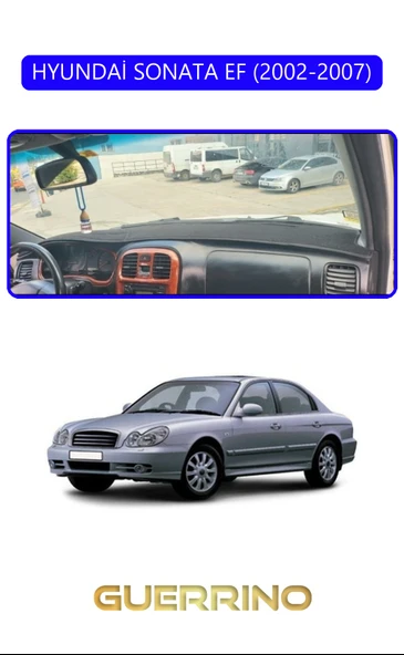 Guerrino  HYUNDAİ SONATA EF 2002-2007TORPİDO KORUMA HALISI MAVİ KENAR ürün görseli