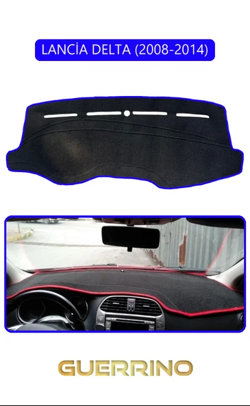 Guerrino  LANCİA DELTA 2008-2014TORPİDO KORUMA HALISI MAVİ KENAR ürün görseli