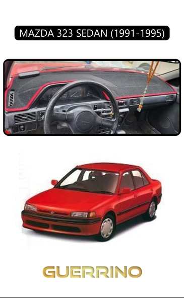 Guerrino  MAZDA 323 SEDAN 1991-1995TORPİDO KORUMA HALISI SİYAH KENAR ürün görseli