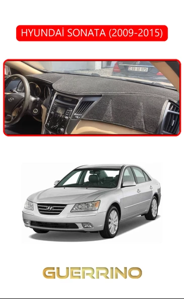 Guerrino  HYUNDAİ SONATA 2009-2015TORPİDO KORUMA HALISI KIRMIZI KENAR ürün görseli