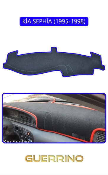 Guerrino  KİA SEPHİA 1995-1998TORPİDO KORUMA HALISI MAVİ KENAR ürün görseli