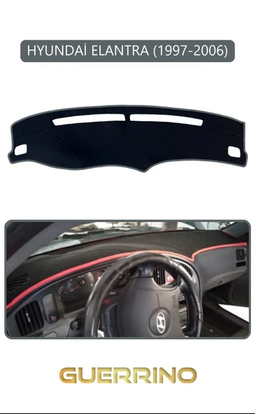 Guerrino  HYUNDAİ ELANTRA 1997-2006TORPİDO KORUMA HALISI GRİ KENAR ürün görseli
