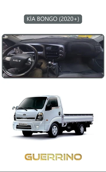 Guerrino  KİA BONGO 2020+TORPİDO KORUMA HALISI GRİ KENAR ürün görseli