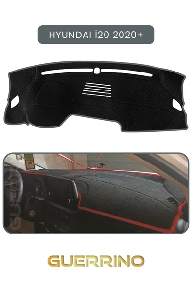Guerrino  HYUNDAİ İ20 2020+TORPİDO KORUMA HALISI GRİ KENAR ürün görseli