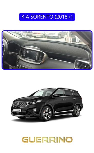 Guerrino  KİA SORENTO 2018+TORPİDO KORUMA HALISI MAVİ KENAR ürün görseli